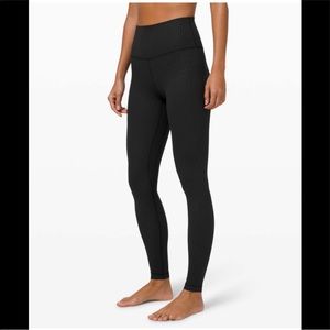 Lululemon Align Pant 28" in Lattice Work Emboss Black Size 8
